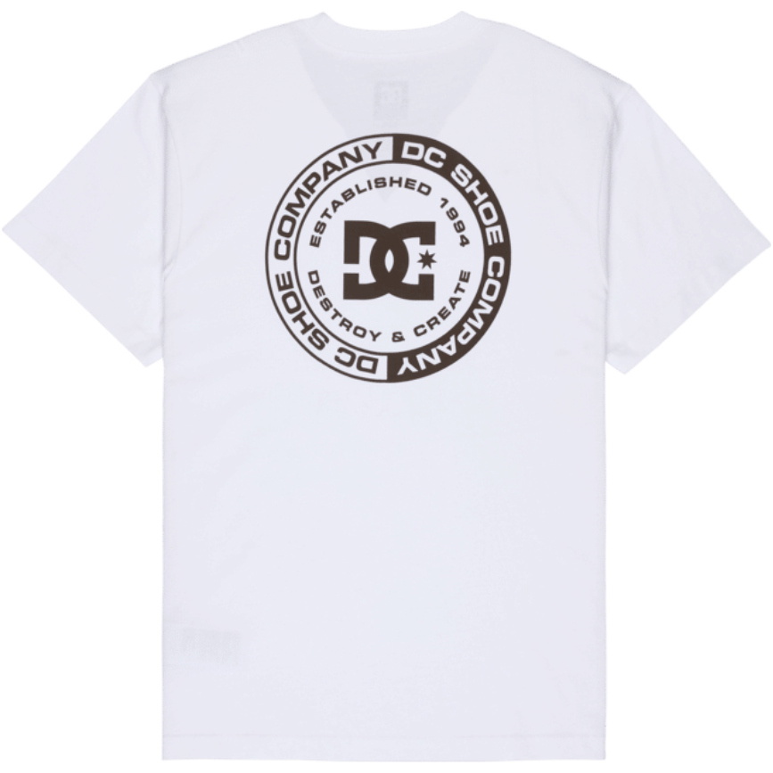 2026 DC Shoes Mens DC Corpo FB T-Shirt ADYZT05440 - White